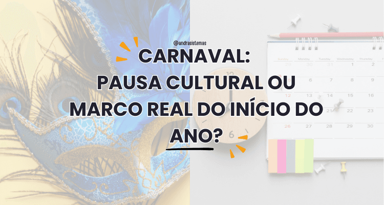texto com fundo de carnaval